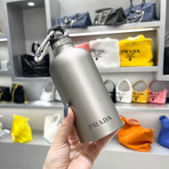 Prada Water Bottle, 350 ml Silver 2022 41