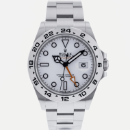 SUPER QUALITY – Rolex Explorer II 226570 – Men: Dial Color – White, Bracelet - Stainless Steel, Case Size – 42mm, Max. Wrist Size - 7 inches