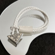 Prada Logo Bracelet White 2022 040268