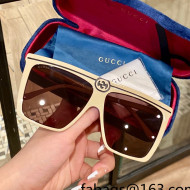 Gucci Sunglasses GG0733 Light Beige 2022  