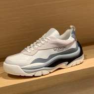 Valentino Gumboy Calfskin Sneakers White/Grey 2022 032646