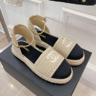 Chanel Open Espadrilles G38737 Beige 2022 