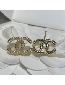 Chanel CC Stud Earrings 2021 110862