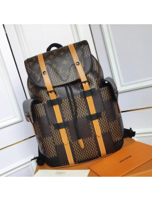 Louis Vuitton Christopher PM Backpack in Giant Damier Ebene and Monogram Canvas N40355 2021