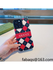 Gucci Check iPhone Case Red 2021 122134