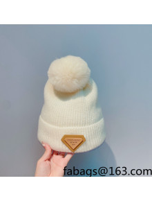 Gucci Knit Hat White 2021 122164