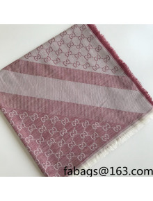 Gucci GG Scarf 140x140cm Pink 2021 17