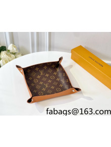 Louis Vuitton Monogram Canvas and Leather Tray 25cm Brown 2021 43