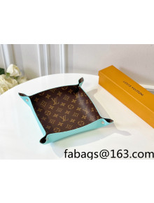 Louis Vuitton Monogram Canvas and Leather Tray 25cm Blue 2021 45