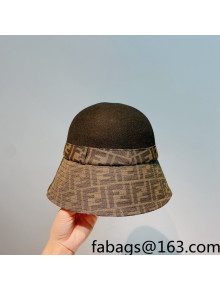 Fendi Wool Bucket Hat Black 2021 61