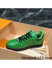 Louis Vuitton LV Trainer Sneakers Vert Green 2021 79