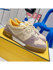 Fendi Match Low-tops Sneakers Beige/Grey 2021 