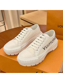 Louis Vuitton LV Squad Canvas and Leather Low-top Sneakers White 2021 