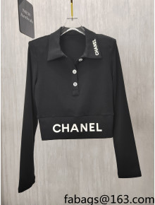 Chanel Cotton Tops Black 2022 53