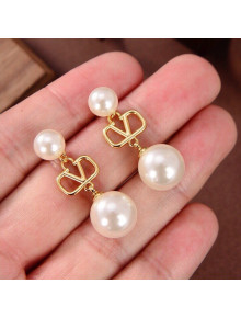 Valentino Pearl Earrings 2022 34