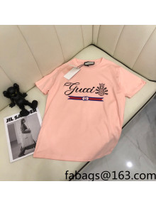 Gucci Cotton T-Shirt Pink 2022 33