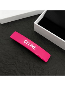 Celine Monochrome Hair Clip/Headband Flash Pink 2022 