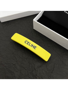 Celine Monochrome Hair Clip/Headband Lime Yellow 2022 