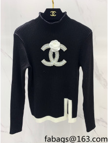 Chanel Sweater Black 2022 72