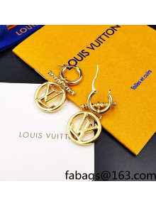 Louis Vuitton Baby Louis Earrings Gold 2022 29