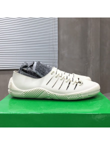 Bottega Veneta Climber Rubber Lace-up Sneakers White 2021 