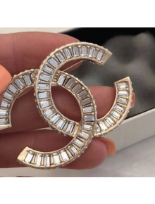 Chanel Crystal CC Brooch CB01 2020