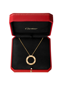 Cartier Yellow Gold LOVE Necklace With 3 Diamonds 2020 