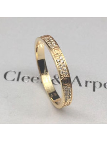 Cartier Yellow Gold Love Ring with Diamond-paved,Extra Small Model 04