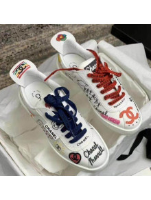 Chanel COCO Graffiti Sneakers (Top Quality)