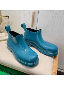 Bottega Veneta Shine Rubber TPU Ankle Boots Blaster Blue 2022