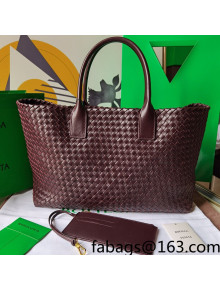 Bottega Veneta Large Tote Bag Burgundy 2022 5693