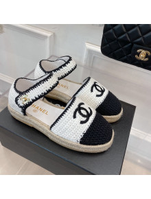 Chanel Braided Knit Espadrilles G38736 White 2022