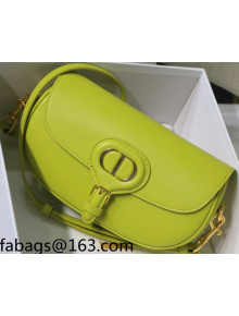 Dior Bobby East-West Bag in Smooth Leather Neon Yellow 2021