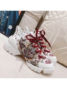 Dior D-Connect Sneaker in Red Butterfly Technical Fabric 2022