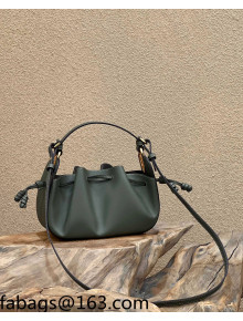 Fendi Pomodorino Leather Mini Bag Green 2022 8532