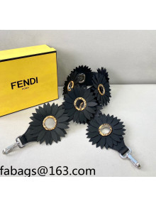 Fendi Strap You Sunflower Shoulder Strap Black 2022