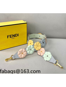 Fendi Strap You Bloom Shoulder Strap Pink/Blue/Yellow 2022