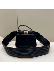 Fendi Peekaboo Iconic XS Bag in Soft Lambskin Black 2022 8328 