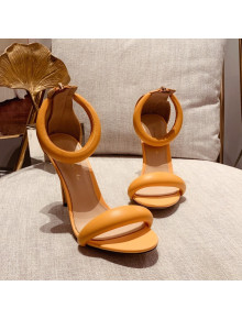 Gianvito Rossi Leather Heel Sandals 7.5/10.5cm Apricot 2021 74