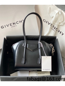 Givenchy Antigona Lock Mini Bag in Box Leather Black 2021