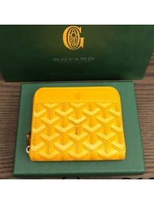 Goyard Matignon PM Short Wallet Yellow 2021 01