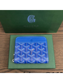 Goyard Matignon PM Short Wallet Sky Blue 2021 02