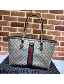 Gucci x Balenciaga Ophidia BB Canvas Medium Tote Bag 680125 Beige 2022