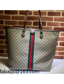 Gucci x Balenciaga Ophidia BB Canvas Large Tote Bag 680127 Beige 2022