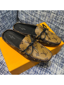 Louis Vuitton Gloria Monogram Reverse Canvas Loafer Mules 2021