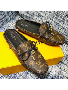 Louis Vuitton Gloria Monogram Canvas Loafer Mules Brown 2021