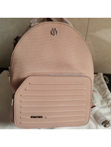 Rimowa Never Still Canvas and Leather Backpack Desert Rose Pink 2022