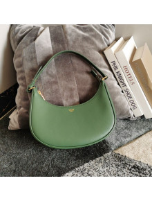 Celine Ava Hobo Bag in Smooth Calfskin 193953 Forest Green 2022