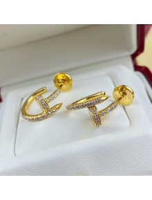 Cartier Juste un Clou Earrings with Crystal Gold 2021