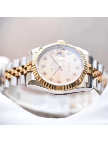 Rolex Datejust Watch 36mm Gold/Silver Top Quality